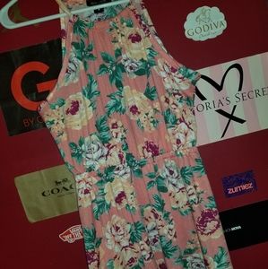 floral skater dress size M